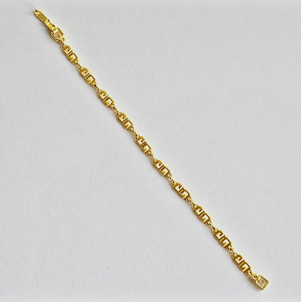 Givenchy Gold-plated Square G-link Bracelet - Picture 3 of 4